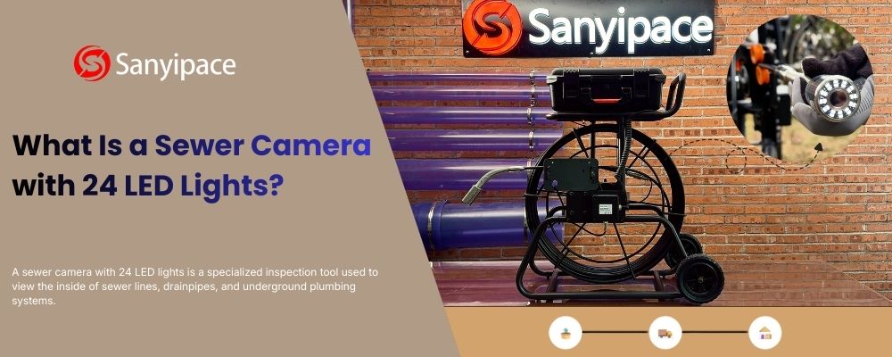 What Is a Sewer Camera with 24 LED Lights?