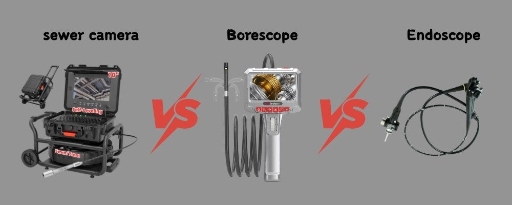 Sewer Camera vs Borescope and vs Endoscope: How to Choose the Right Inspection Tool?