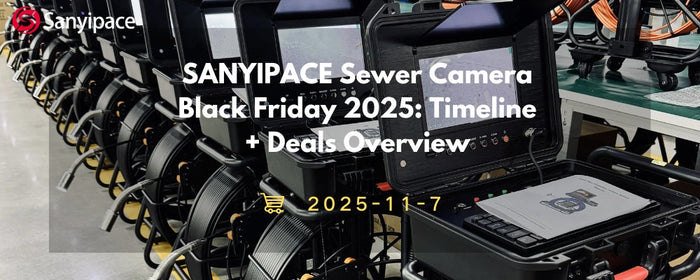 SANYIPACE Sewer Camera Black Friday 2025: Timeline + Deals Overview