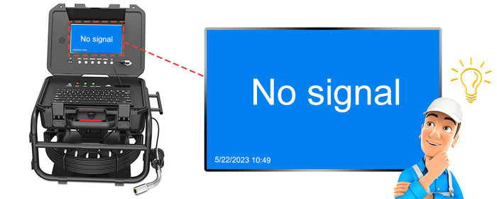 Servicing a sewer camera