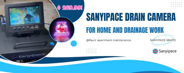 Sanyipace Drain Camera for Home and Drainage Work