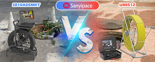 Long Range Sewer Camera with 512Hz Sonde Transmitter