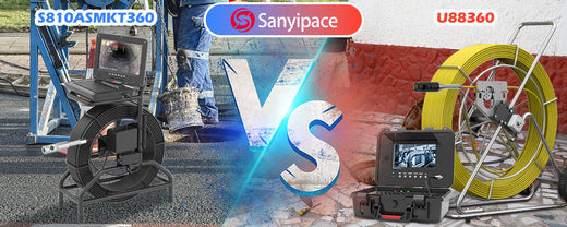 Large Sewer Camera with 512Hz sonde & Meter Counter