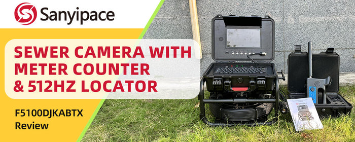 Sewer Camera with Meter Counter & 512Hz Locator