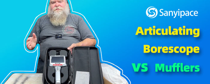 Sanyipace Articulating Borescope vs Thrush and Hooker Mufflers