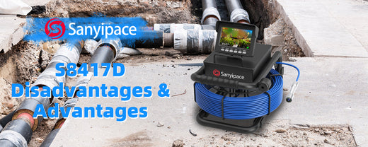 90° Rotation Screen Sewer Camera with Mic and Speaker