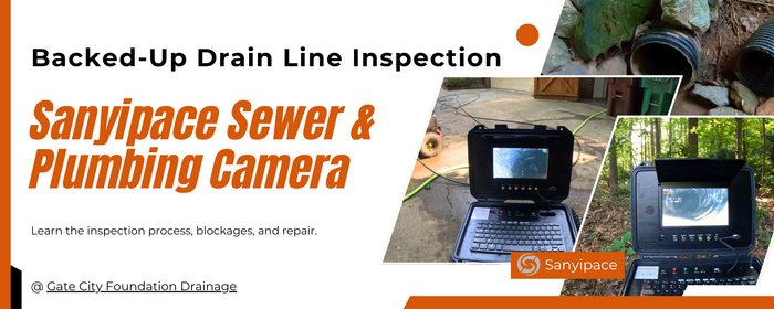 Backed-Up Drain Line Inspection – Sanyipace Sewer & Plumbing Camera