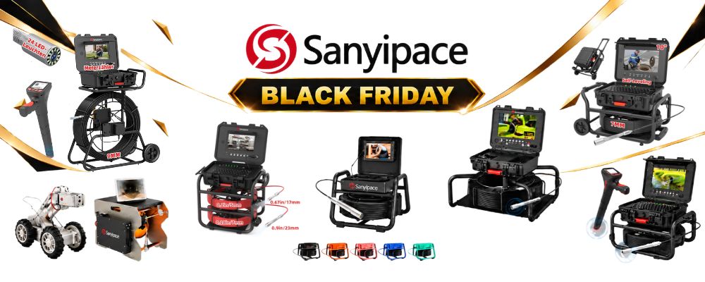 Don't Wait for Black Friday: Save Up to $300 on SANYIPACE Sewer Cameras