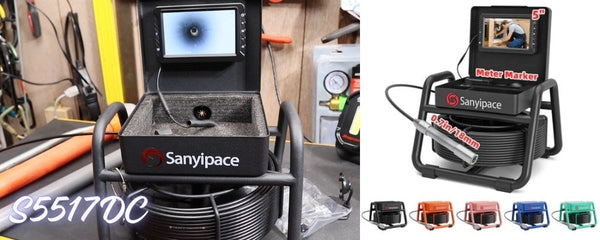 The Best Drain Camera for DIY Pipe Inspections ||  Sanyipace S5517DC