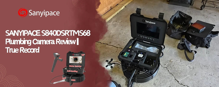 SANYIPACE S840DSRTMS68 Plumbing Camera Review || True Record