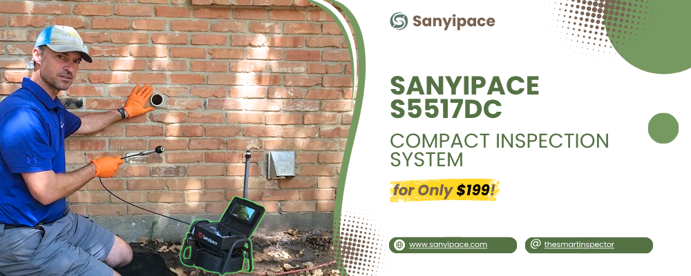 Avis sur les caméras d'égouts : <tc>Sanyipace</tc> Système d'inspection compact S5517DC