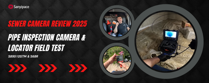 Sanyipace Sewer Camera Review 2025 – Pipe Inspection Camera & Locator Field Test