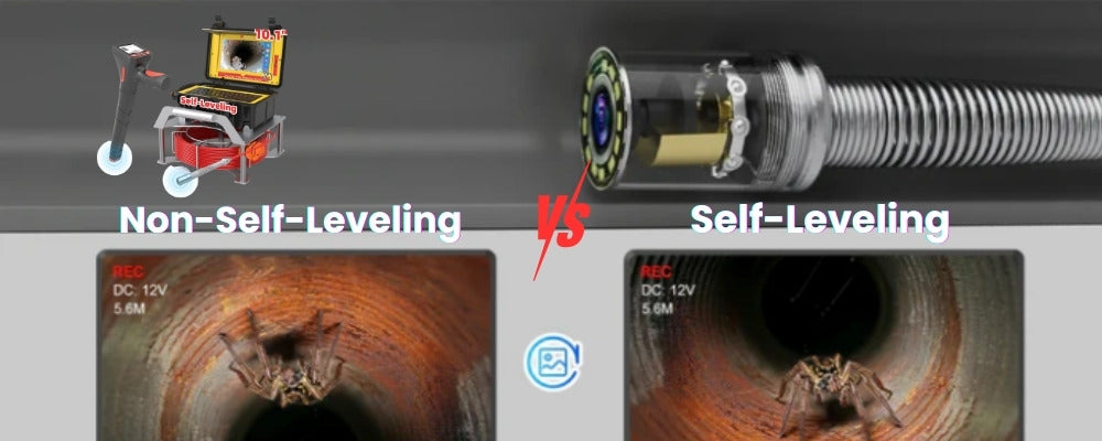 Self-Leveling vs. Non-Self-Leveling Sewer Camera: How to Choose?