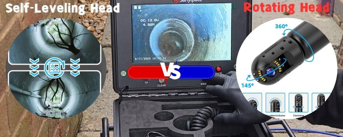 Self-Leveling Sewer Camer Head Or Rotating Sewer Camera Head