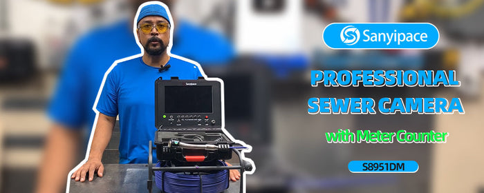 Plumbing Camera Review: Sanyipace S8951DM with Meter Counter