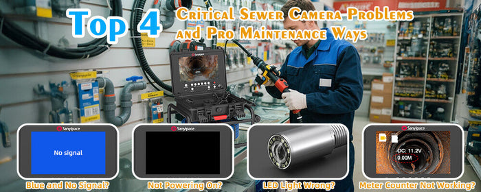 Top 4 Critical Sewer Camera Problems and Pro Maintenance Ways
