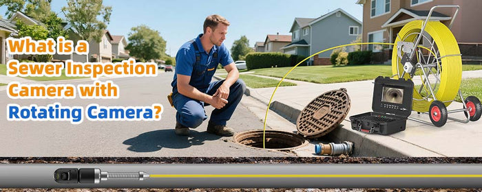 Sewer Inspection Camera with Rotating Camera
