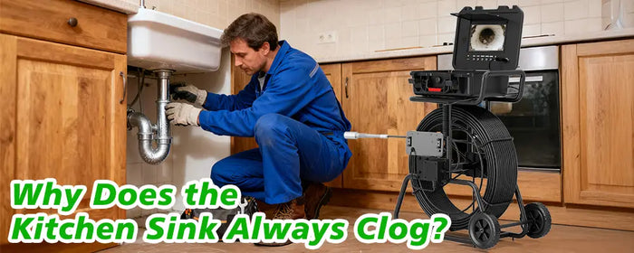 Why Does the Kitchen Sink Always Clog? Drain Cameras Reveal the Truth
