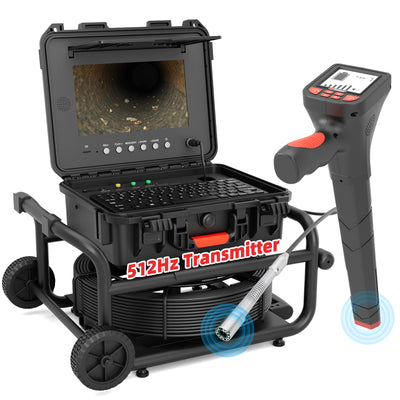 Sewer Camera with Easy Mobility Pull Handle & Wheels Plumbing Camera | S860DSTKM