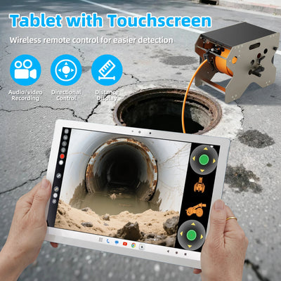 Robotic Sewer Crawler 360 Rotation Sewer Camera | U99360 (Shipped within a week)