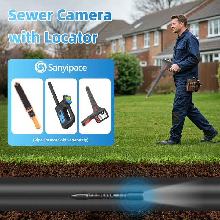 Sewer Inspection Camera F929DJTX Camera Port Sanyipace