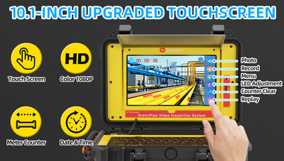 10.1-inch Upgraded Touchscreen
