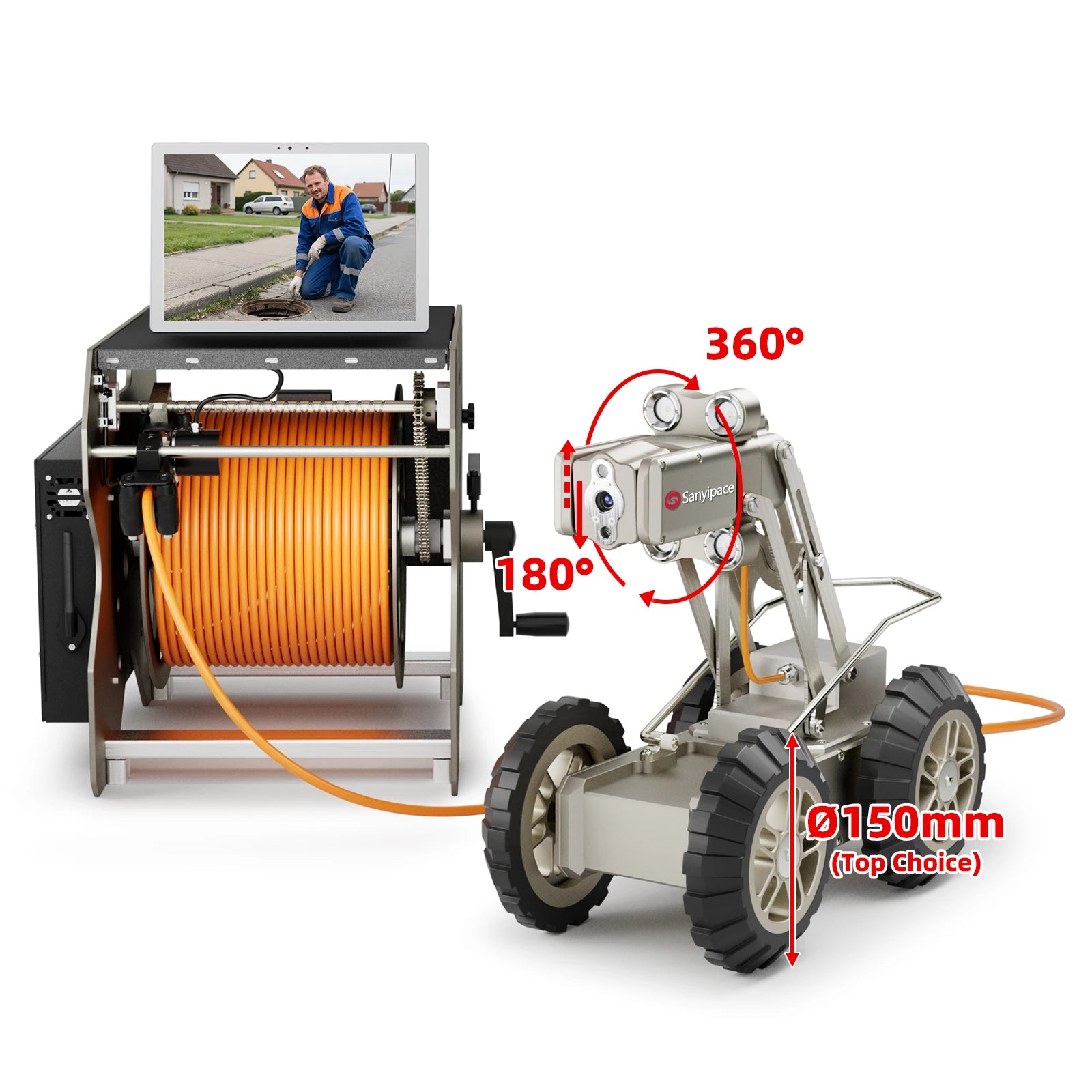 Sewer Crawler Camera