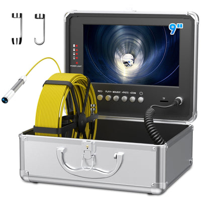 9inch Monitor Sewer Drain Industrial Endoscope Soft Cable | F9C13
