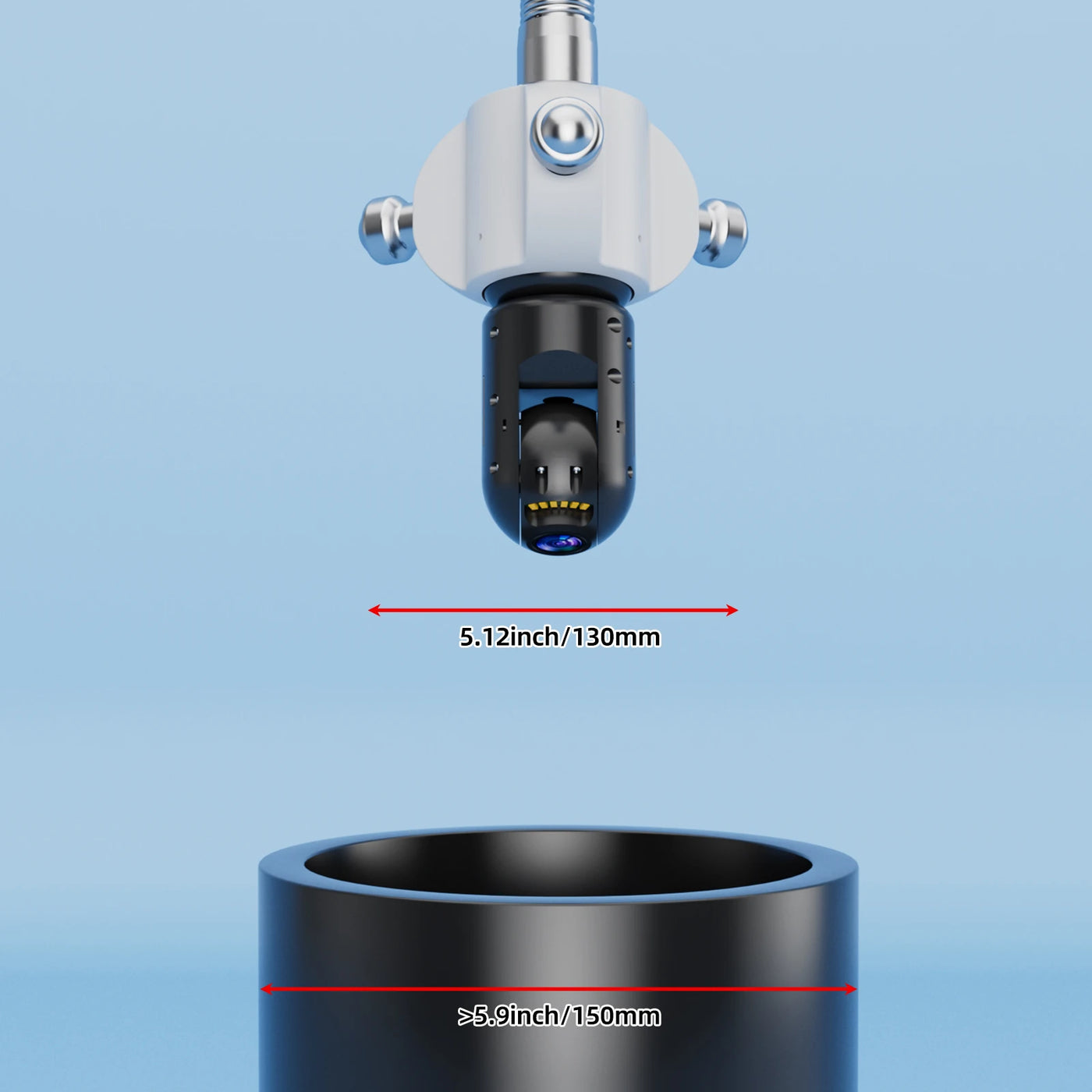 Sanyipace Guide Wheels Protective Cover-360° Camera Head