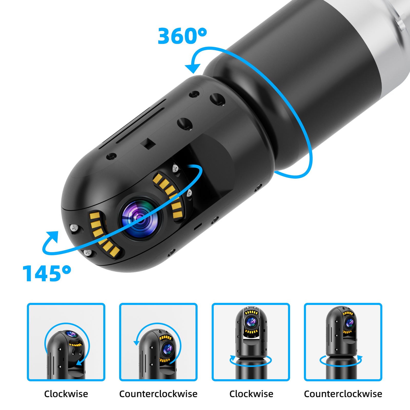 Sewer Inspection Camera with Rotating Camera