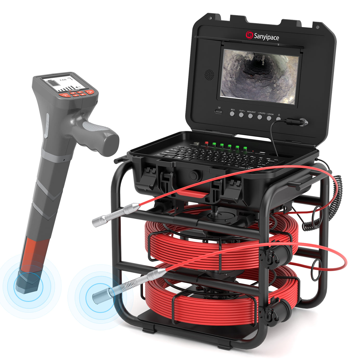 9-inch Dual Camera & Double Coil Sewer Camera| S820TSMKTR