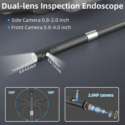 Dual-lens Inspection Endoscope