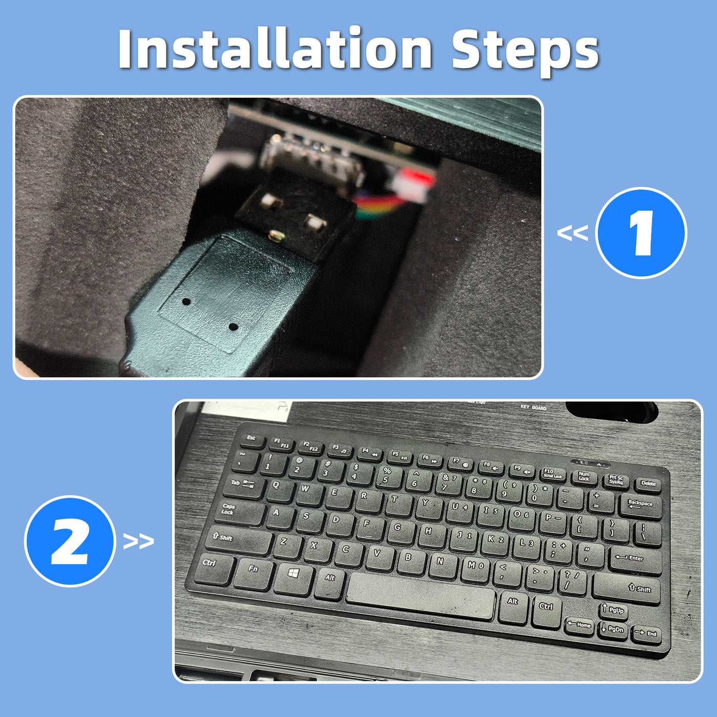 sewer camera keyboard