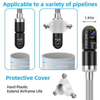 360 Rotating Plumbing Camera with 9mm Coils Sewer Camera | S830ASMKT360 (Shipped within a week)