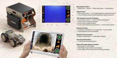 Sewer Crawler Camera | Camera Crawler | Crawl Space Robot