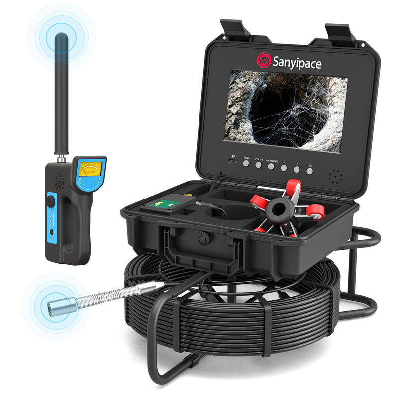 10-inch Drain Cameara with 512Hz Locator | F5800ADJKABTX & U8R