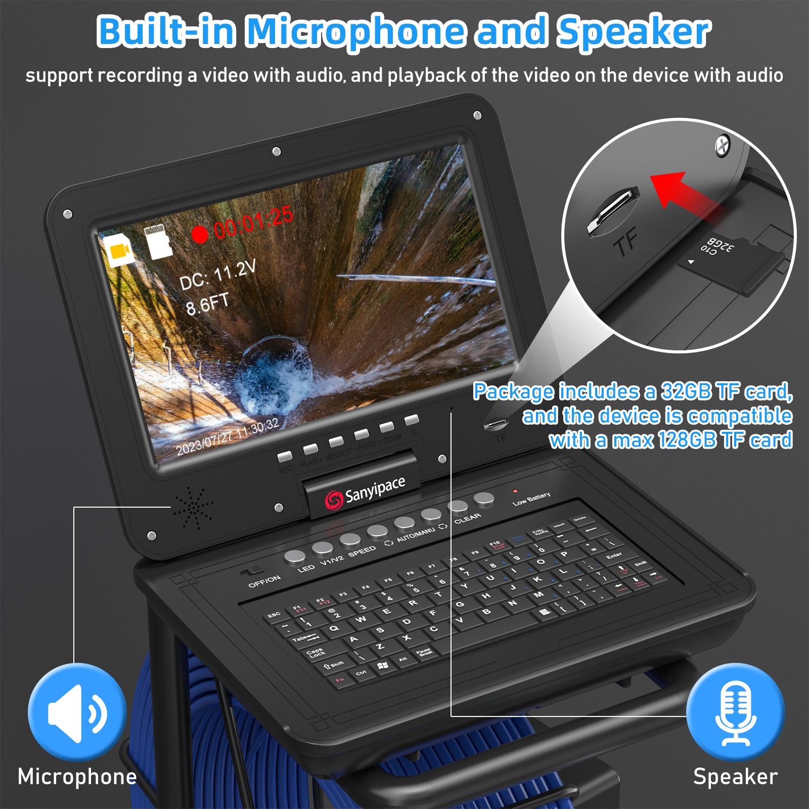 video pipe inspection camera