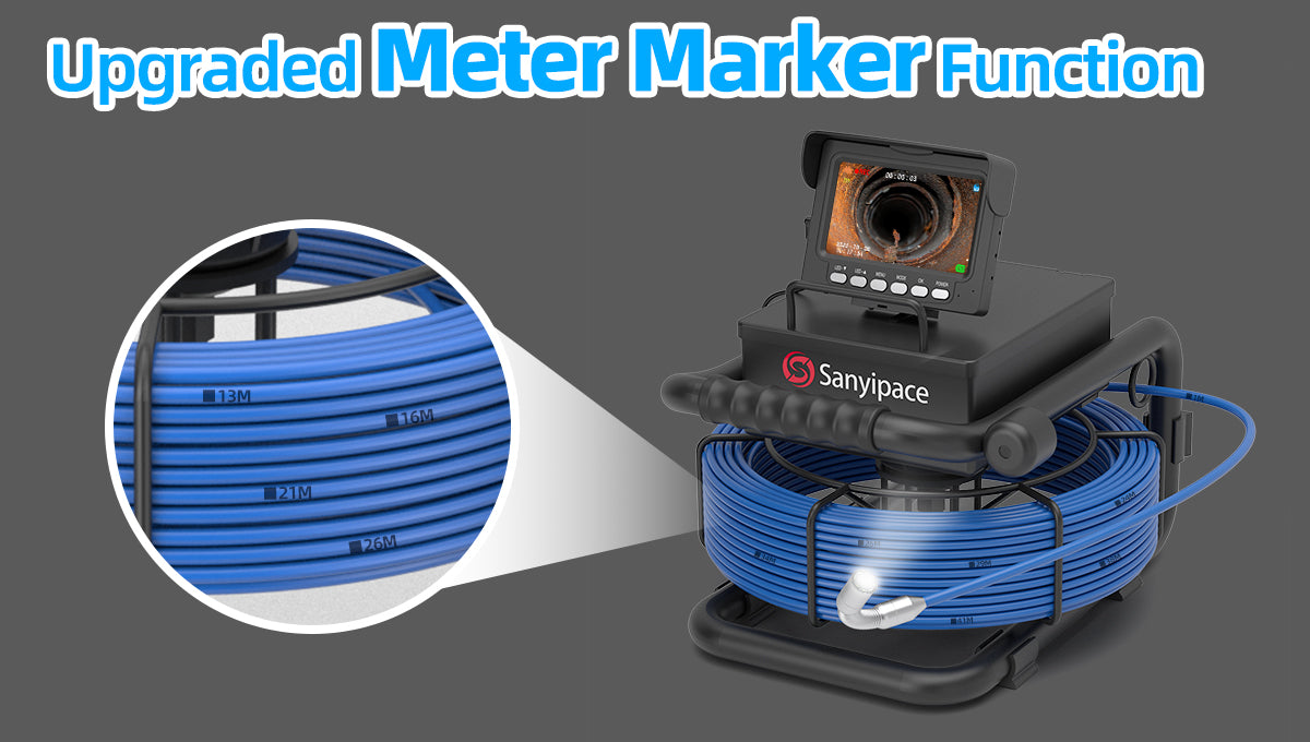 Sewer Camera 17mm Camera Head with Mic and Speaker – Sanyipace