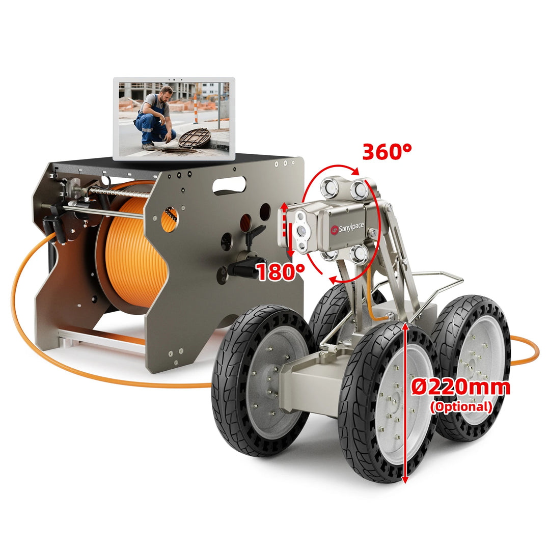 Sewer Crawler Camera | Camera Crawler | Crawl Space Robot