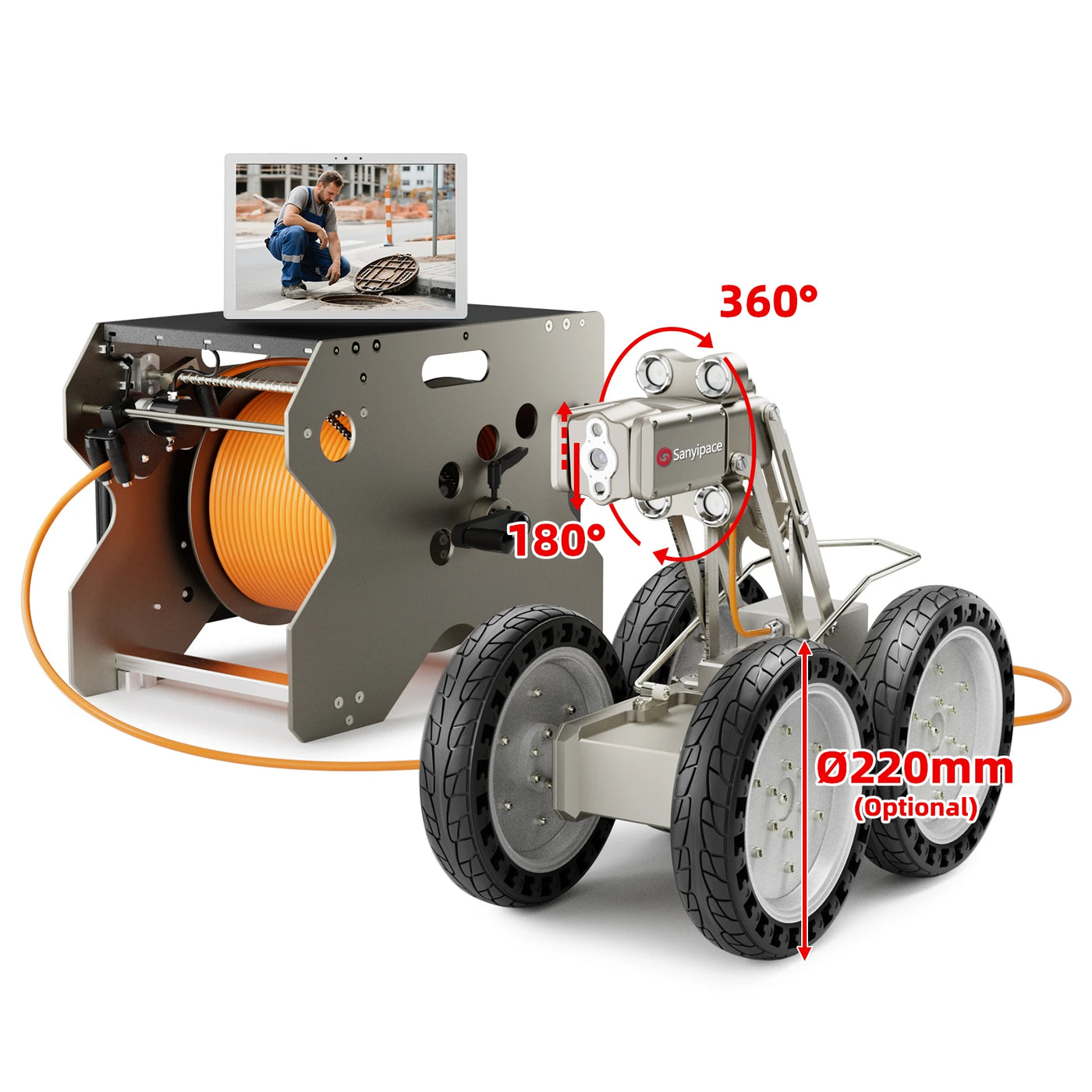 Sewer Crawler Camera | Camera Crawler | Crawl Space Robot