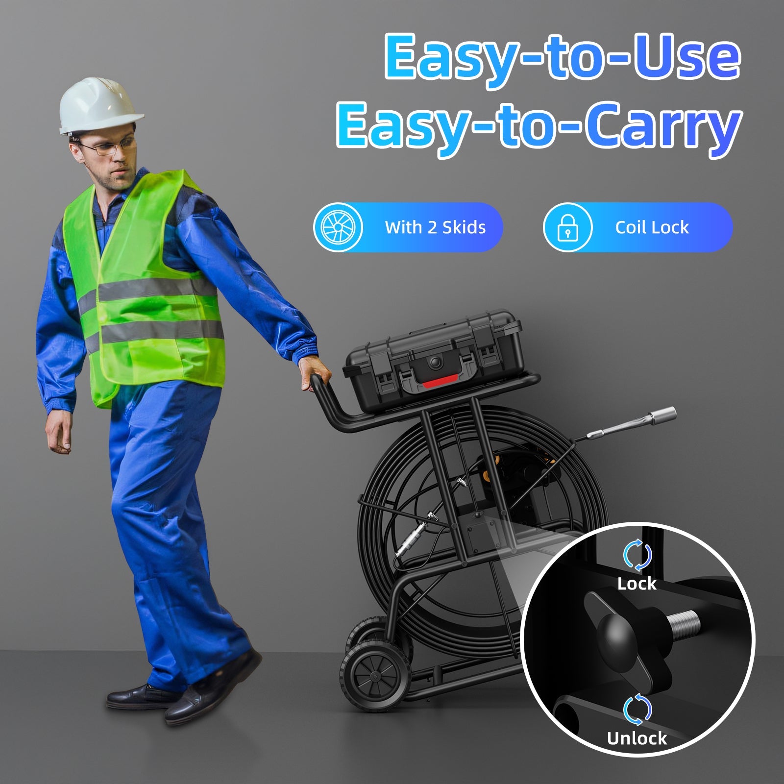 all in one sewer camera