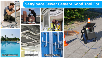 Sanyipace pipe inspection cameras are widely used in underwater cameras