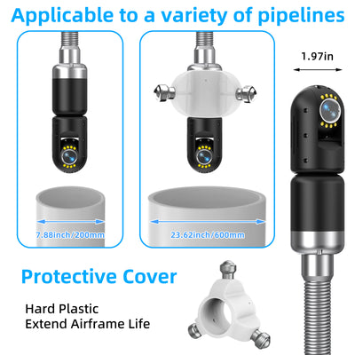 360 Rotating Plumbing Camera with 9mm Coils Sewer Camera | S830ASMKT360 (Shipped within a week)