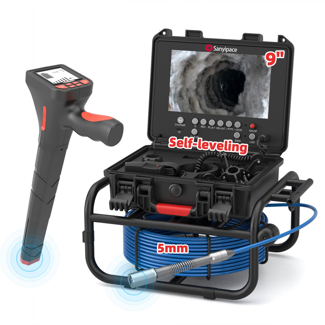 9-inch DVR Screen Sewer Camera | 9 DVR Plumbing Camera