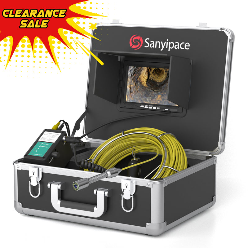 7 inch DVR Plumbing Inspection camera Soft Cable | 9723D