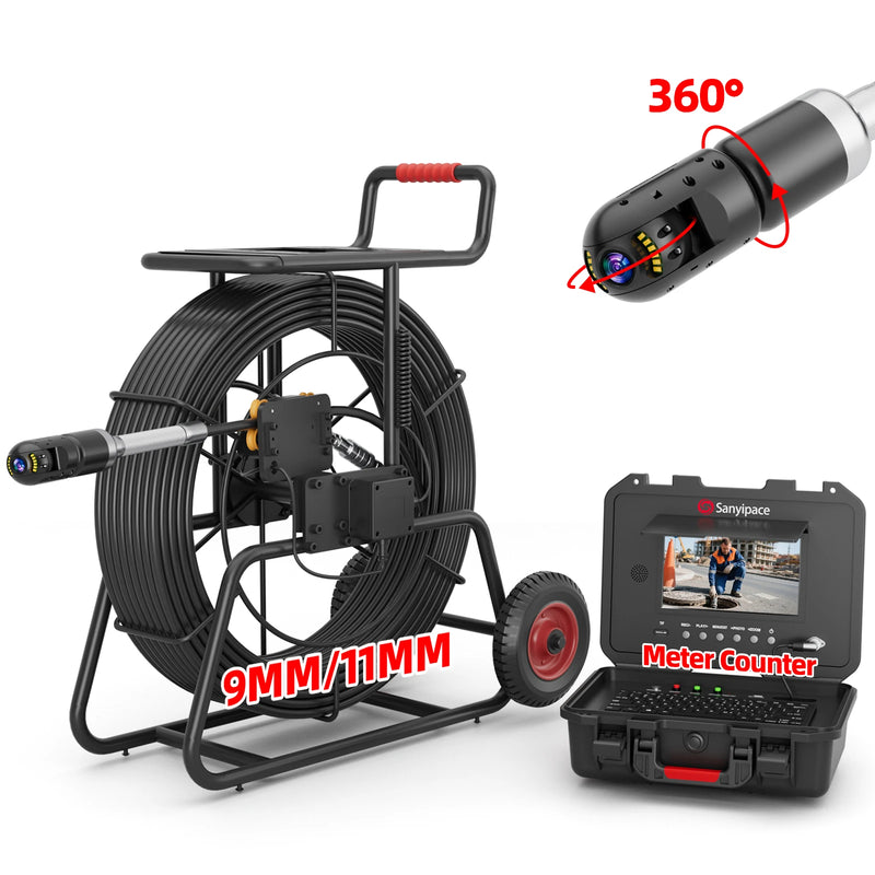 Sewer Inspection Camera with Rotating Camera