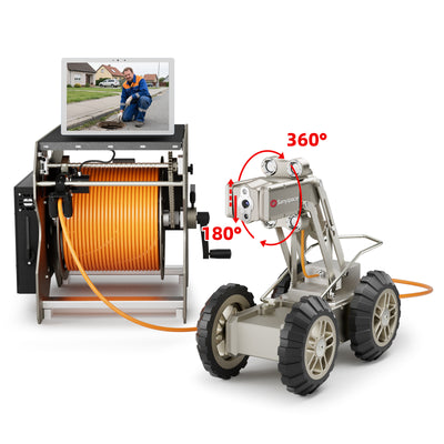 Robotic Sewer Crawler 360 Rotation Sewer Camera | U99360 (Shipped within a week)