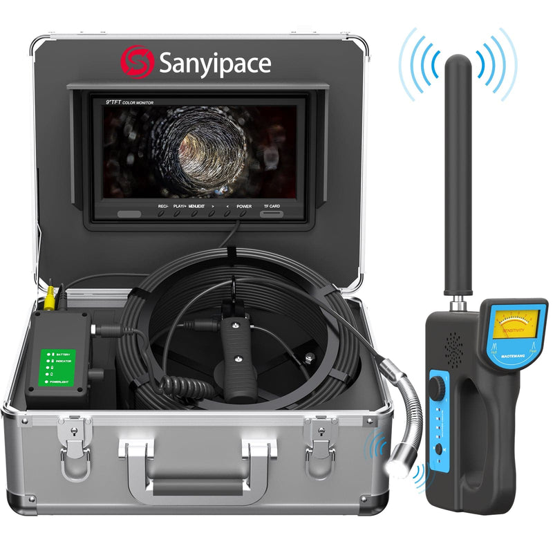 Caméra d'inspection de tuyaux d'égout avec localisateur 512 Hz